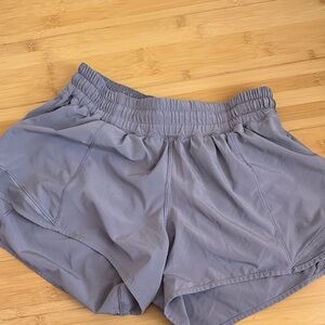 Lululemon purple Hotty Hot shorts in the TALL inseam